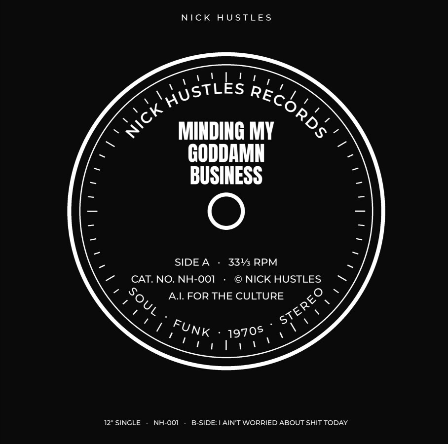 Minding My Goddamn Business vinyl cover