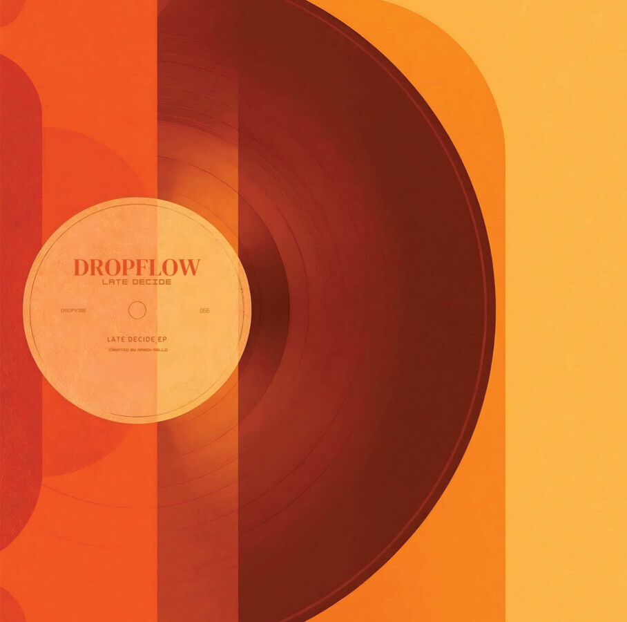 Late / Decide — vinyl artwork